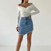 High Standards Off-Shoulder Long Sleeve Bodysuit