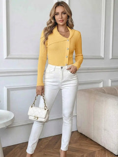 Lemon Crème Society Cardigan