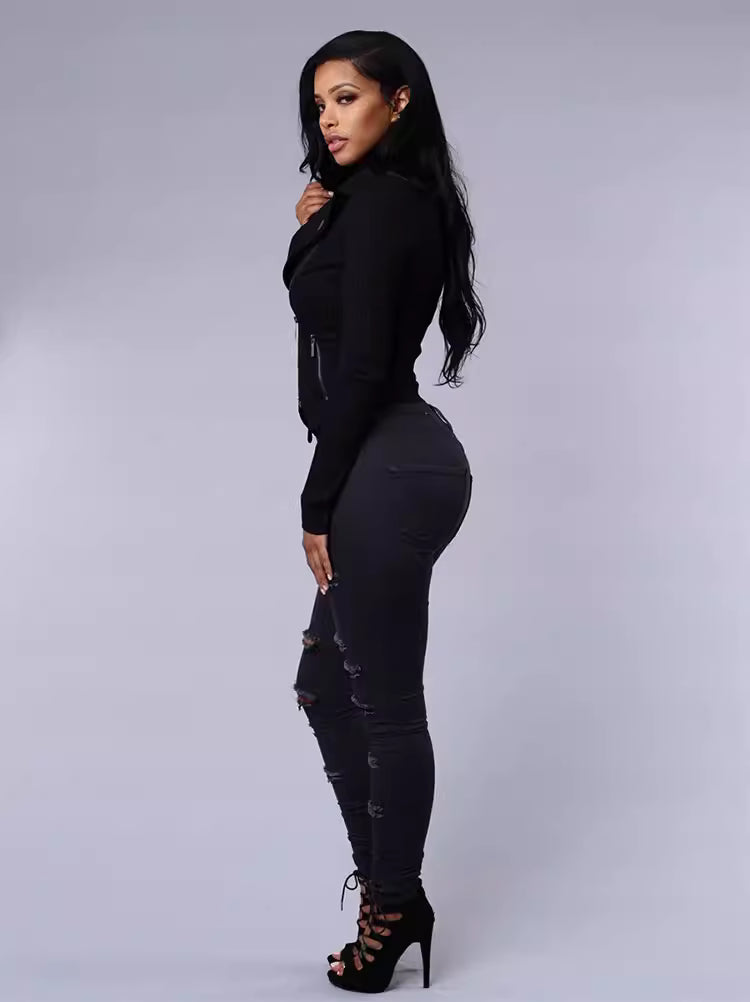 Jeans skinny pour femme