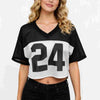 Varsity MVP Mesh Crop Jersey 24 Top