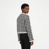 Kylie  Style Checkerboard Plaid Coat