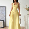 Halter Neck Drop-Waist Maxi Dress