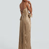 The Golden Ticket Corset Maxi Dress