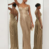 The Golden Ticket Corset Maxi Dress