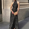 Too Chic To Text Back Polka Dot Maxi Dress