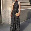 Too Chic To Text Back Polka Dot Maxi Dress
