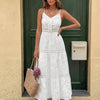 Espresso Then Amalfi Maxi Dress with Tassel Detail
