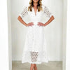 Living My Eyelet Era Lace Midi Dress