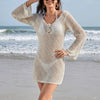 Salty Air Don’t Care Crochet Cover-Up Dress