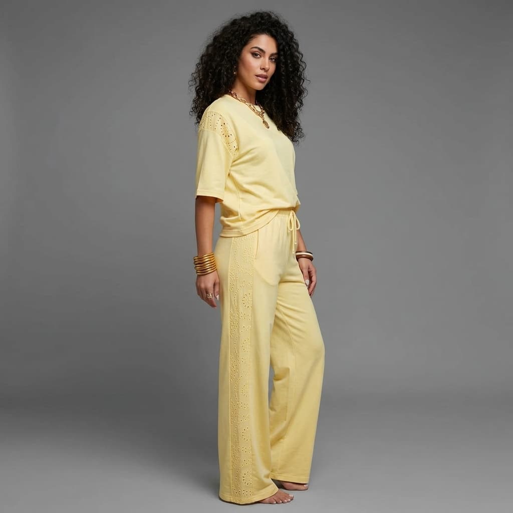 Sunshine On Standby Drawstring Pants Set