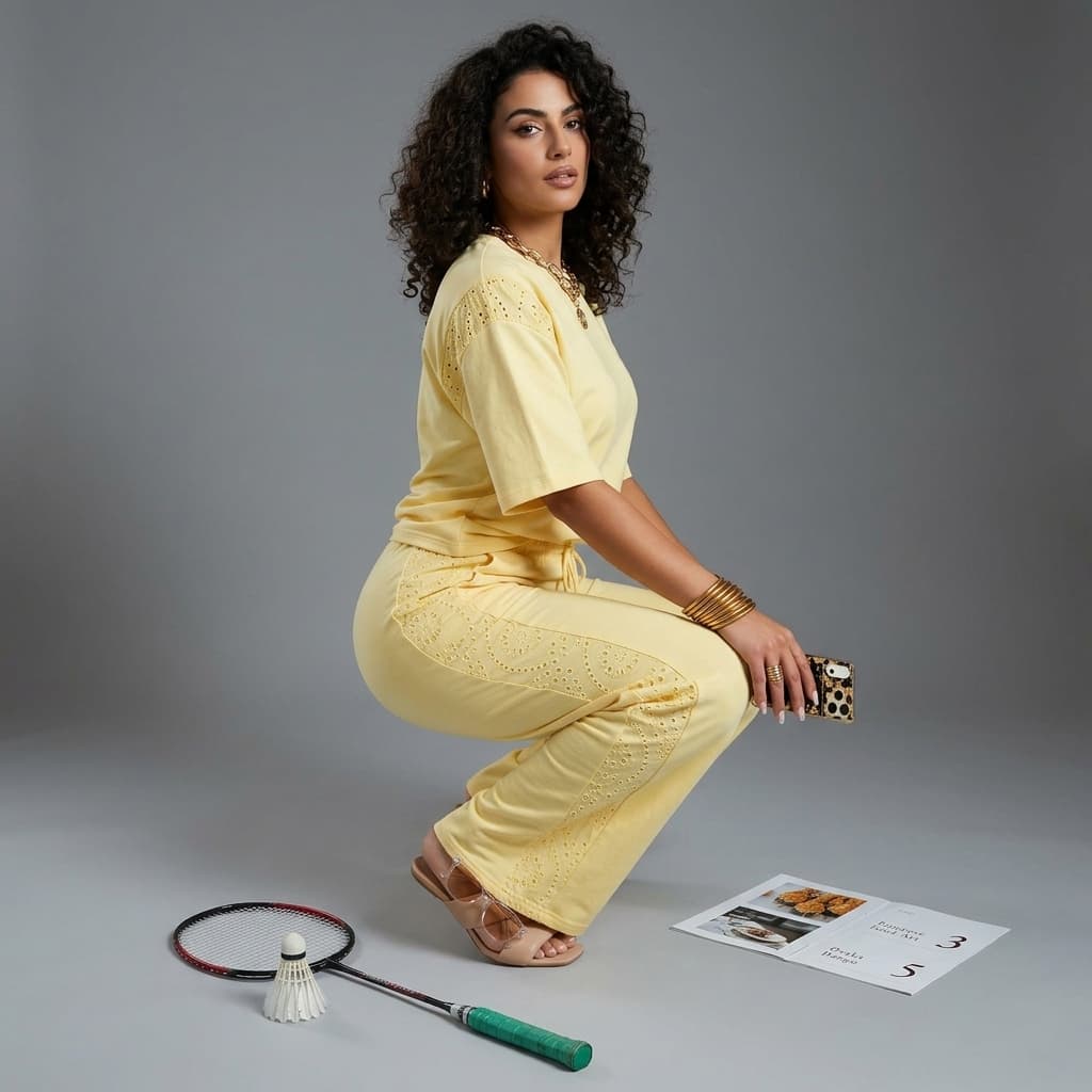 Sunshine On Standby Drawstring Pants Set
