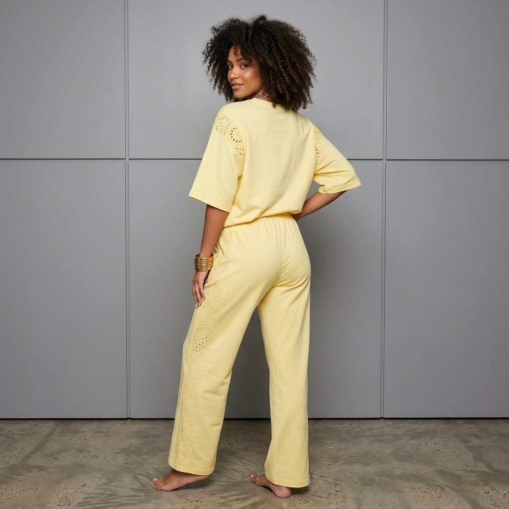 Sunshine On Standby Drawstring Pants Set