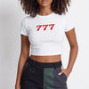 Jackpot Darling Cropped Graphic Tee