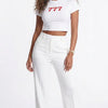 Jackpot Darling Cropped Graphic Tee