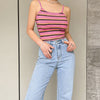 Rayures Séduction – Haut slim couleur rétro 
