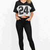 Varsity MVP Mesh Crop Jersey 24 Top