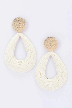 Metal And Paper Earring