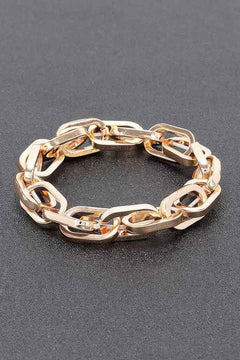 Alloy Casting Chain Bracelet
