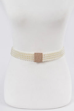 Elastic Pearl Belt