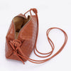 Embossed Faux Leather Camera Bag