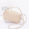 Embossed Faux Leather Camera Bag