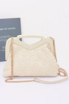 Crochet Wood Frame Clutch