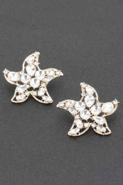 Strass-Party-Ohrring 