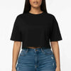 Women's Premium Short Sleeve Round Neck Basic Crop Top