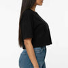 Women's Premium Short Sleeve Round Neck Basic Crop Top