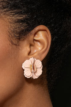 Orchid Dimensional Blossom Earrings