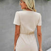 Table for Two Wrap Knot Side Romper