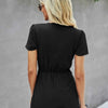 Table for Two Wrap Knot Side Romper