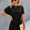 On the Go Waist Tie Loose Romper