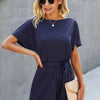 On the Go Waist Tie Loose Romper