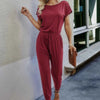 Anywhere Attire Slant Shoulder Jumpsuit