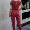 Anywhere Attire Slant Shoulder Jumpsuit