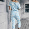 Don’t Overthink It Tie Dye One Shoulder Jumpsuit