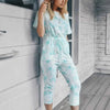 Don’t Overthink It Tie Dye One Shoulder Jumpsuit
