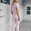 Don’t Overthink It Tie Dye One Shoulder Jumpsuit