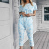 Don’t Overthink It Tie Dye One Shoulder Jumpsuit