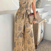 Running Errands Wide Leg Tie Waist Jumpsuit