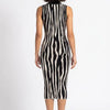 Wild Current Striped Knit Midi Dress