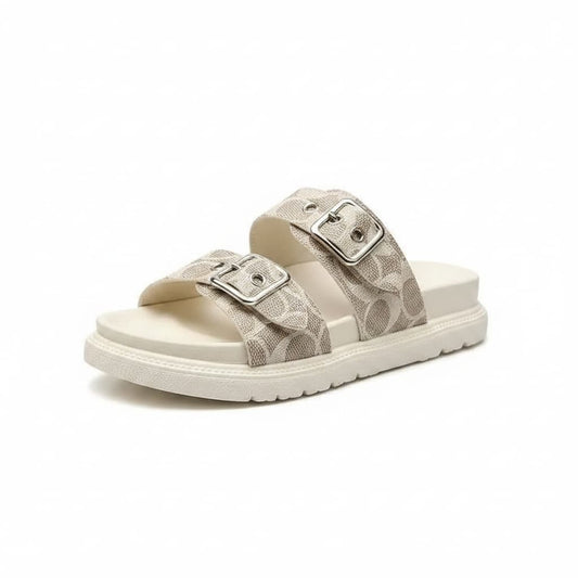 Comfort Never Looked Better Monogram Slide