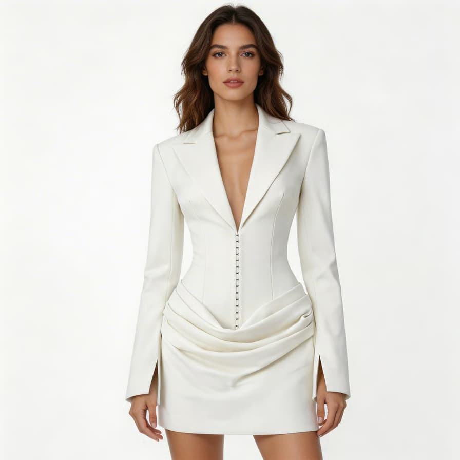 No Apologies Allowed Blazer Mini Dress