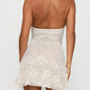 A Night in Paris Enola Lace Halter Mini Dress - Lustreve