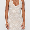 A Night in Paris Enola Lace Halter Mini Dress - Lustreve