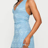 A Night in Paris Enola Lace Halter Mini Dress - Lustreve