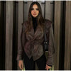 All-match Retro Leather Coat