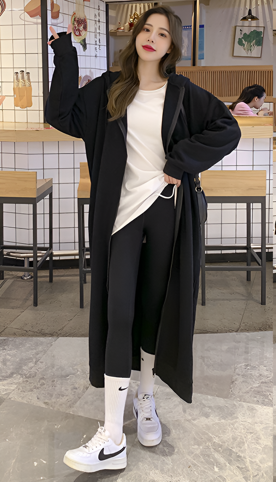 Robe cardigan à capuche oversize doublée de polaire Cloud Nine