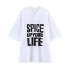 Spice Up Your Life Grafik-T-Shirt – Weiß